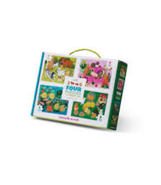 Crocodile Creek Crocodile Creek | Puzzle | Four Puzzles | Playful Pets | 4+