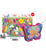 Crocodile Creek Crocodile Creek | Shaped Box Floor Puzzle | Butterfly Garden (Foil Stamped) | 36 delig | 3+