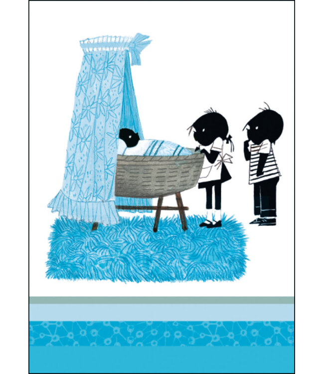 Bekking & Blitz | Fiep Westendorp | Jip en Janneke bij Wieg | Blauw