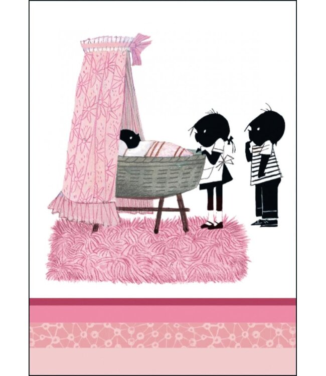 Bekking & Blitz | Fiep Westendorp | Jip en Janneke bij Wieg | Roze