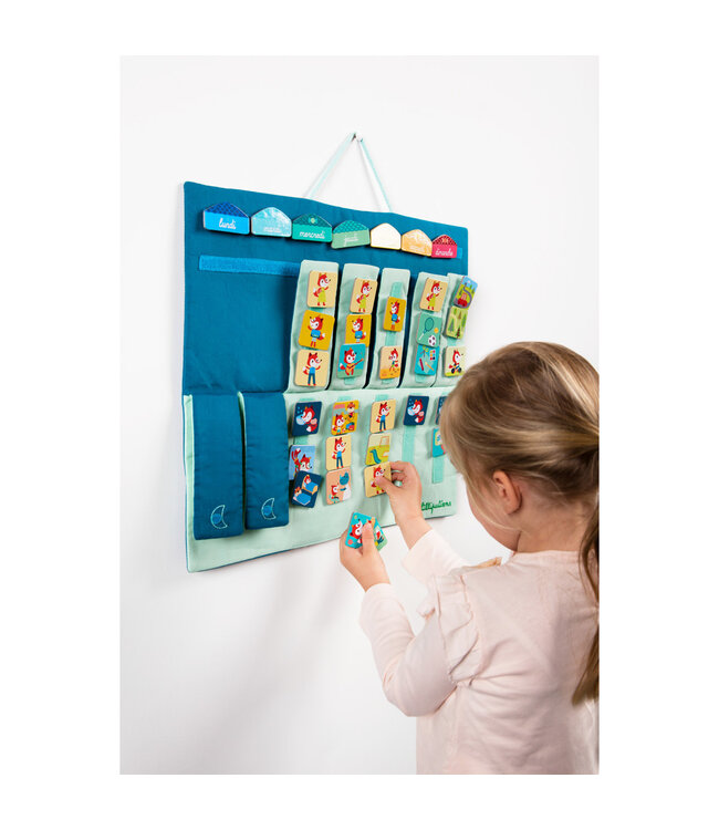 Lilliputiens | Mijn weekplanner | 45 x 39 cm | 4+