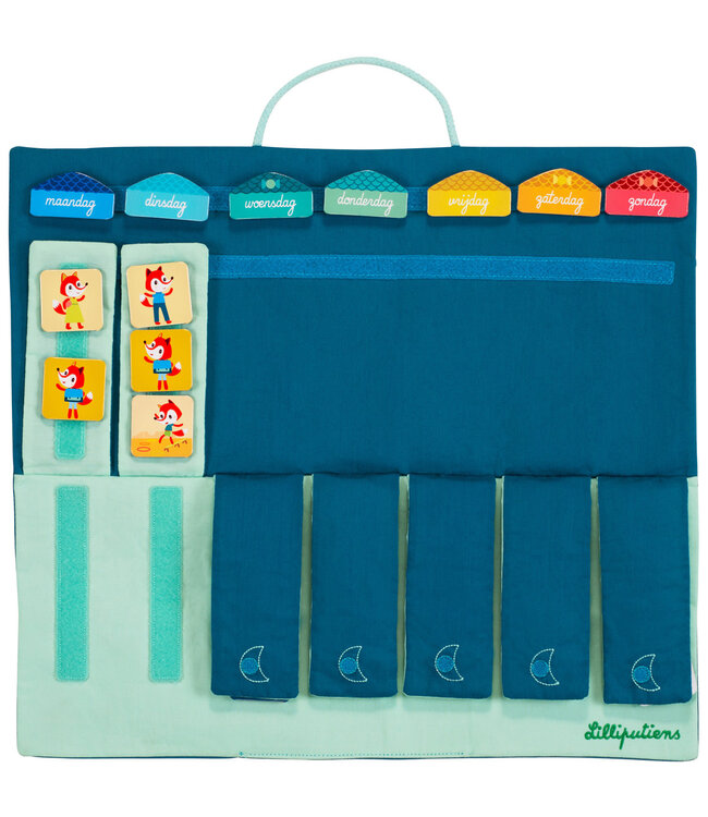 Lilliputiens | Mijn weekplanner | 45 x 39 cm | 4+