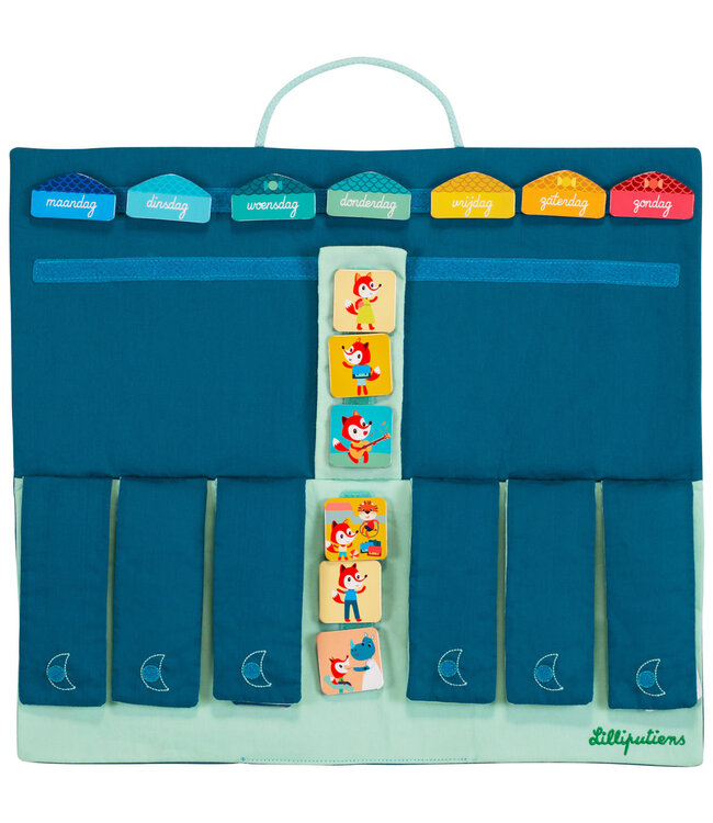 Lilliputiens | Mijn weekplanner | 45 x 39 cm | 4+