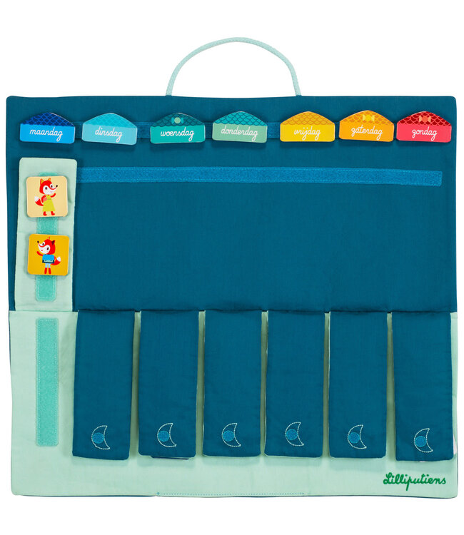 Lilliputiens | Mijn weekplanner | 45 x 39 cm | 4+