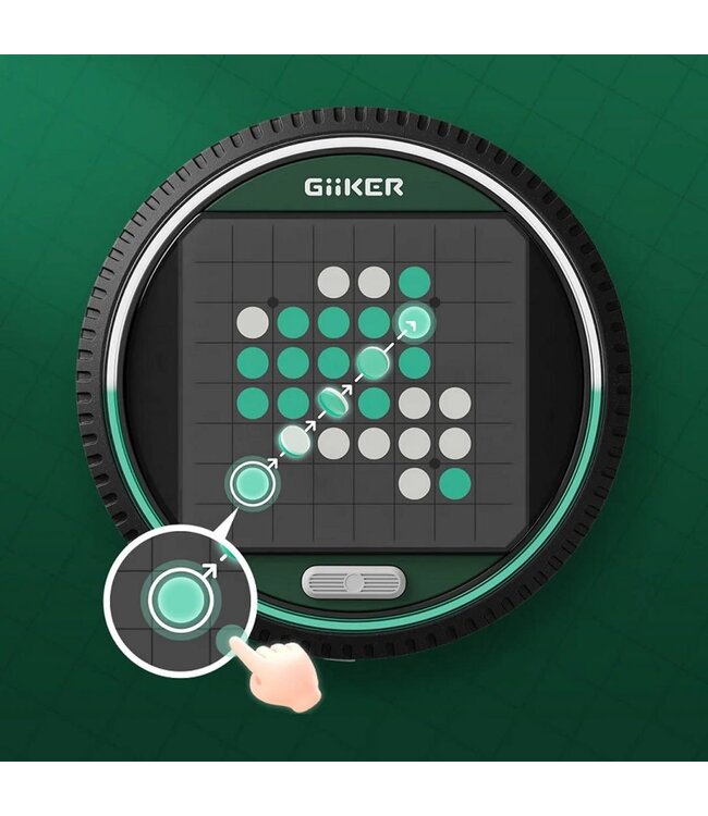 GiiKER | Super Reversi | Othello | Solo & Duo Mode | Interactief LED Bordspel met AI | 6+