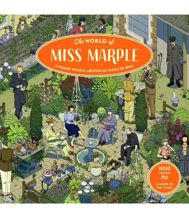 Laurence King Publishing UK | 1000 pieces Puzzle | The World of Miss Marple | 48.5 x 68 cm