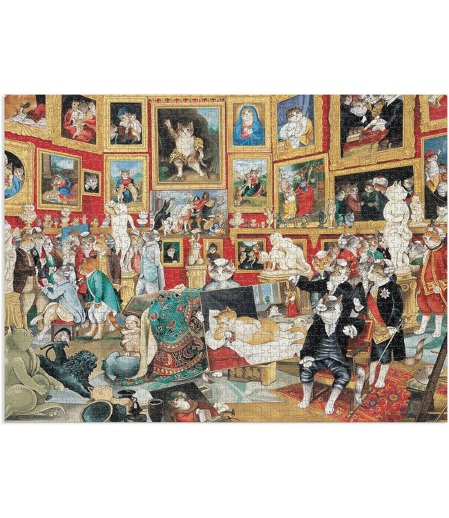 Galison | 1500 pieces Puzzle | Tribuna of The Uffizi Meowsterpiece | 81.28 x 60.33 cm