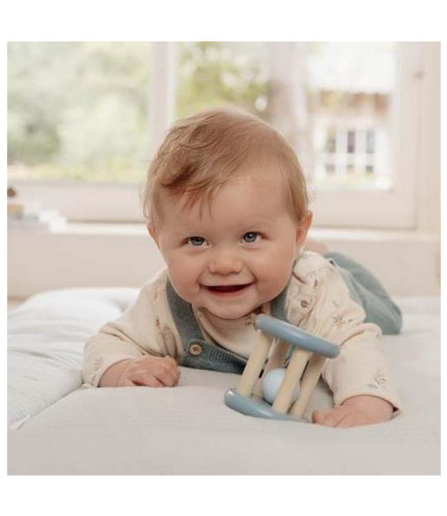 Little Dutch | Houten Rammelaar Roller | Forest Friends | 7 cm | +3 maanden