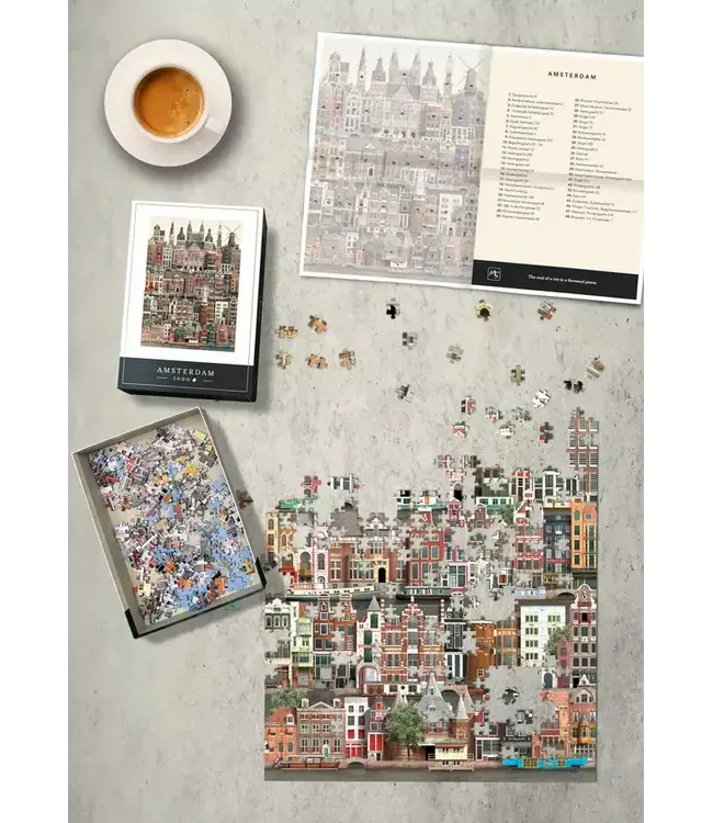 Martin Schwartz | Jigsaw Puzzle | 50 x 70 cm | Amsterdam | Buildings | 1000 pieces