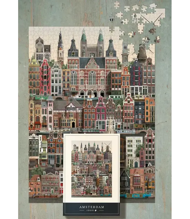 Martin Schwartz | Jigsaw Puzzle | 50 x 70 cm | Amsterdam | Buildings | 1000 pieces