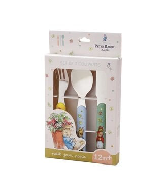 Petit Jour Petit Jour Paris | Peter Rabbit | Bestekset | 3 delig | 1+