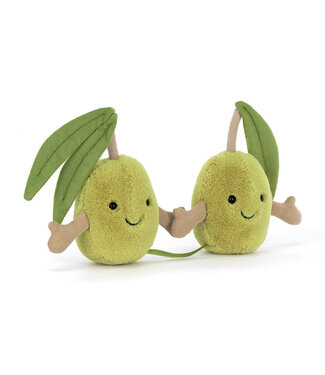 Jellycat Jellycat | Amuseables Pair of Olives | 14 x 18 x 4 cm | 0+