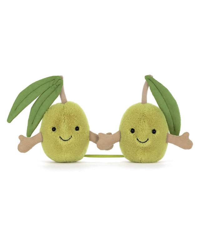 Jellycat | Amuseables Pair of Olives | 14 x 18 x 4 cm | 0+