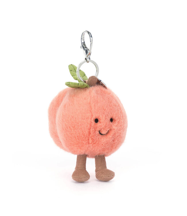 Jellycat | Peach | Bag Charm | 15 x 7 x 7 cm