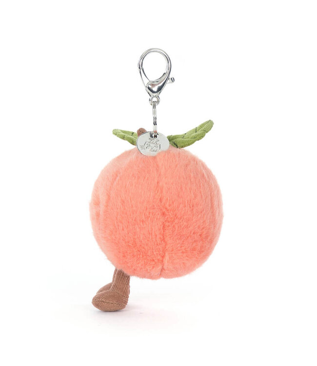 Jellycat | Peach | Bag Charm | 15 x 7 x 7 cm