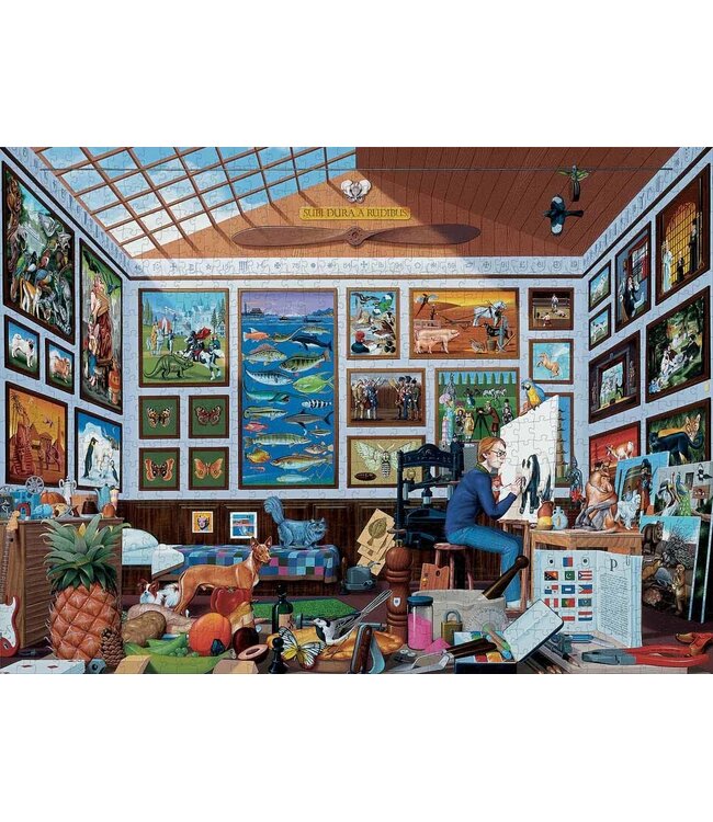 Jigsaw Puzzle by Pomegranate | 69,6 x 50,8 | Mike Wilks | the Ultimate Alphabet | Letter P | 1000 stukjes