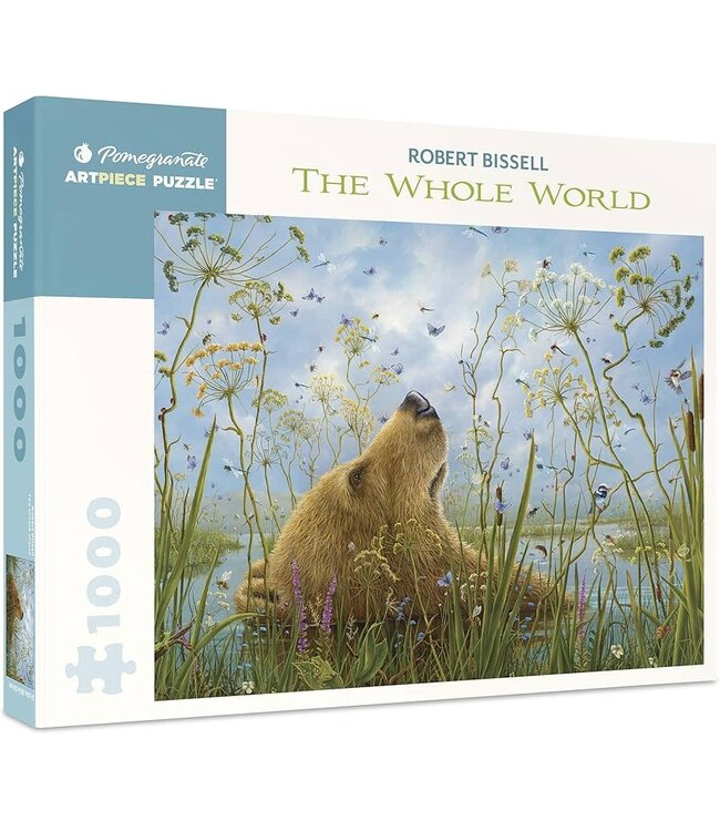 Jigsaw Puzzle by Pomegranate | 68,6 x 50,8 cm | Robert Bissell | the Whole World | 1000 stukjes