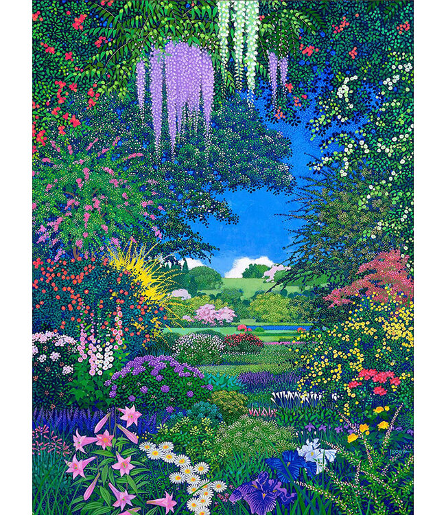 Jigsaw Puzzle by Pomegranate | 50,8 x 68,6 cm | Hiroo Isono | Full Bloom | 1000 stukjes
