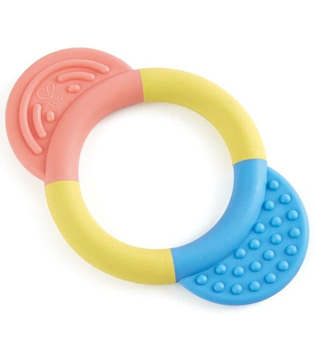 Hape | Made from Rise Based Materials | Teether Ring | 12,4 cm | 0+