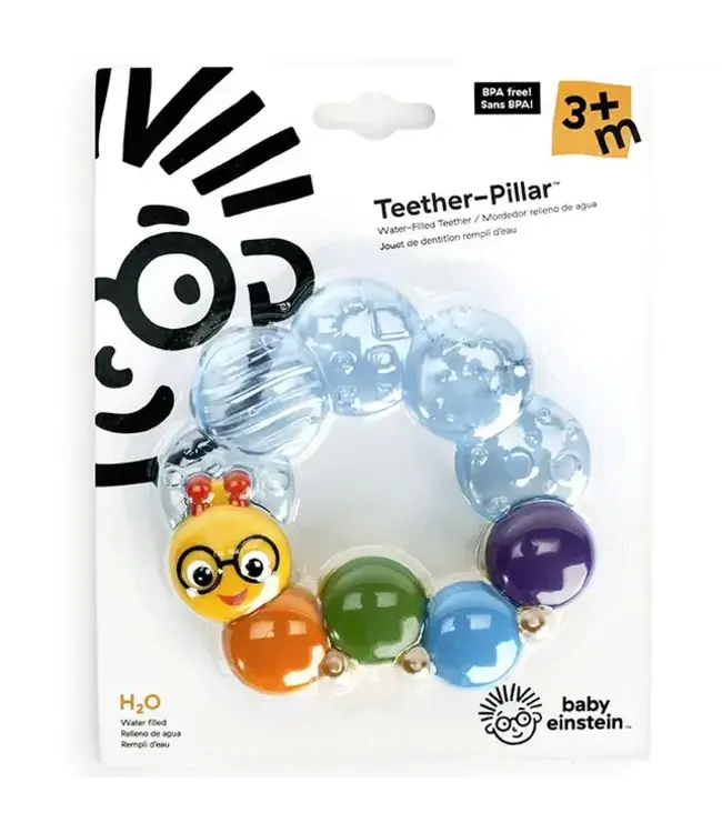 Hape | Baby Einstein | Cool Water Filled Teether | Rattle Toy | 10 cm | 0+
