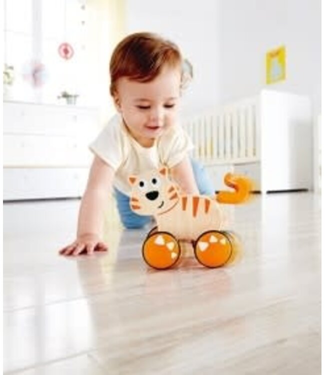 Hape | Pepe Pull Along | Dante Push and Go | 16 cm | 1+