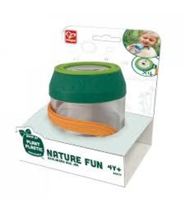Hape | Nature Fun | Explorer's Bug Jar | vergroot 4x | 9 cm | 4+