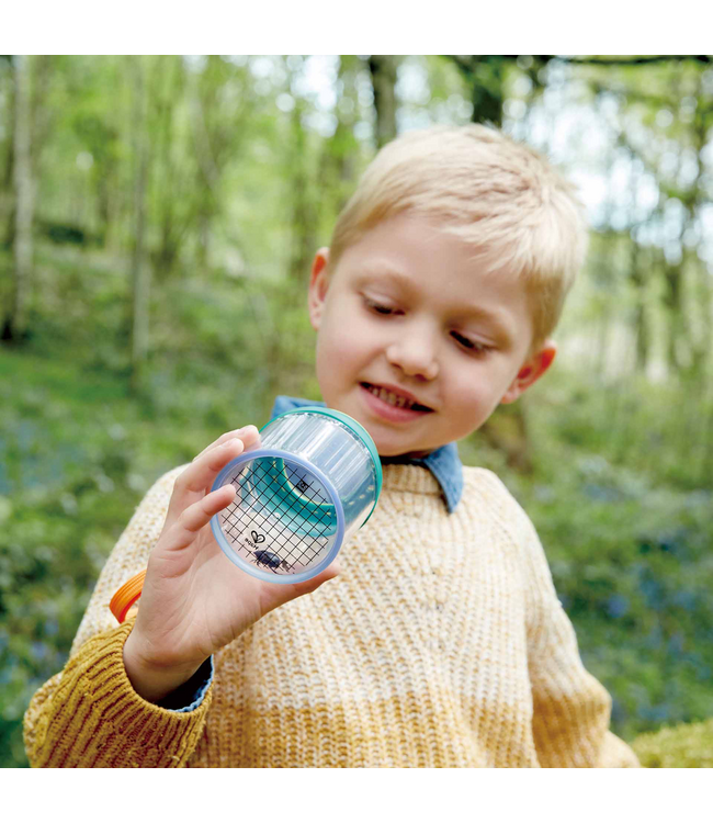Hape | Nature Fun | Explorer's Bug Jar | vergroot 4x | 9 cm | 4+
