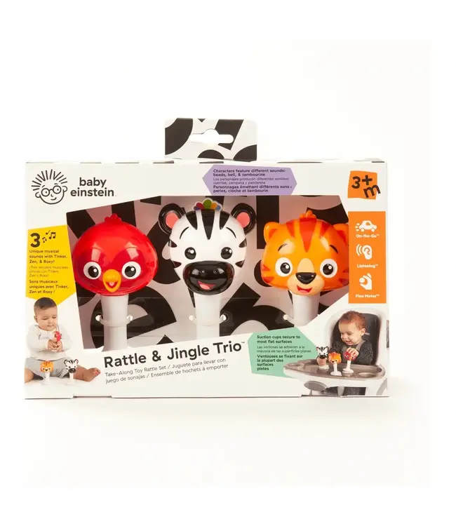 Hape | Baby Einstein | Rattle & Jingle Trio Rattle Set | +3 maanden
