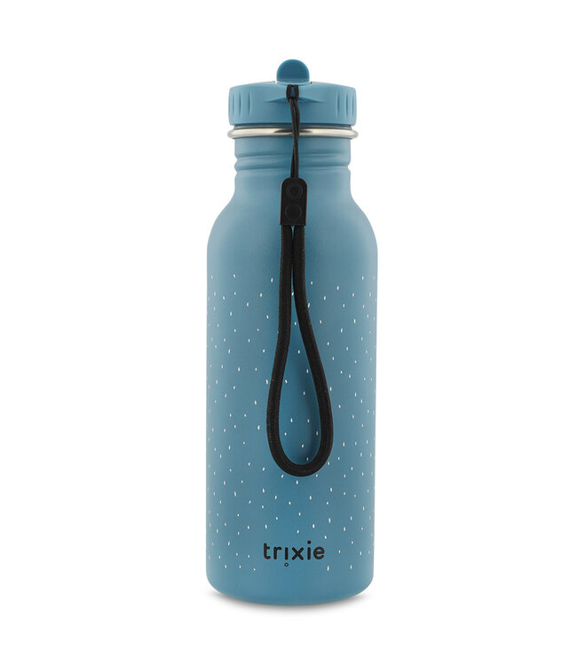 Trixie | Triceratops | Drinkfles 500 ml | 100 % Stainless Steel | Dop 100 % PP | 20 x 6.5 x 6.5 cm