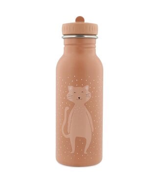 Trixie Trixie | Kat | Drinkfles 500 ml | 100 % Stainless Steel | Dop 100 % PP | 20 x 6.5 x 6.5 cm