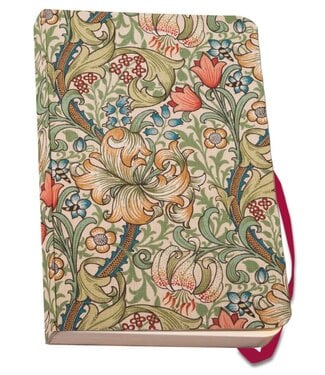 Bekking & Blitz | A6 Notitieboek | 112 pagina's | 2-zijdig gelinieerd | William Morris | Kasteel De Haar