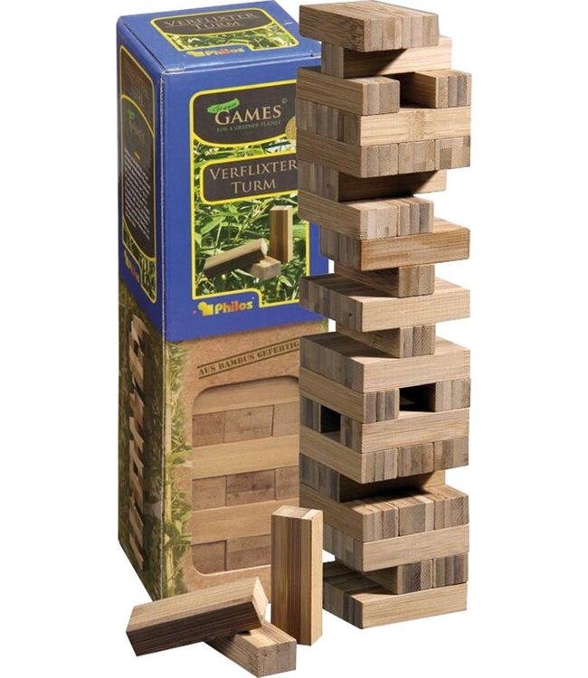 Philos | Vallende Toren | (Jenga) | Bamboe | 6+