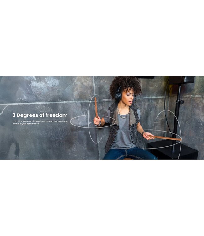 AeroBand | PocketDrum 2 MAX | Draagbaar Elektronisch Drumstel