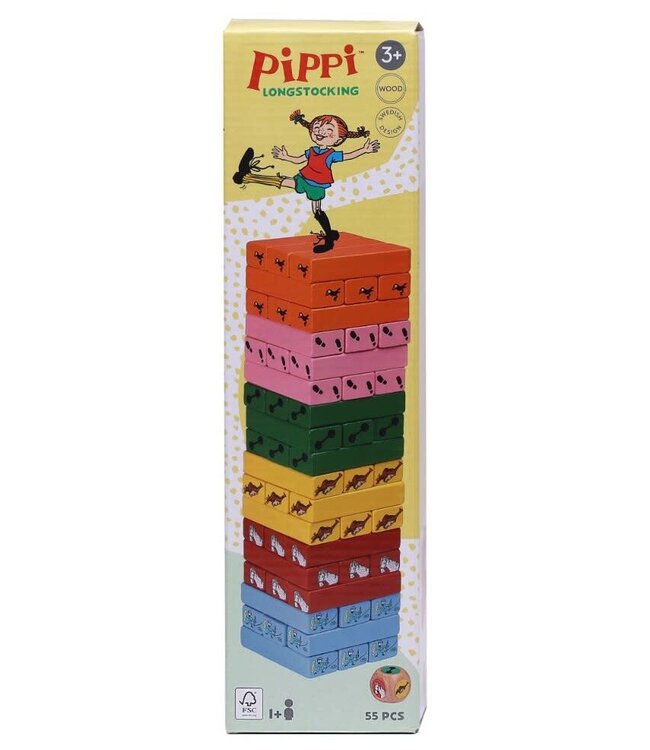 Micki | Vallende Toren | Pippi Langkous thema | 55 delig | 6+