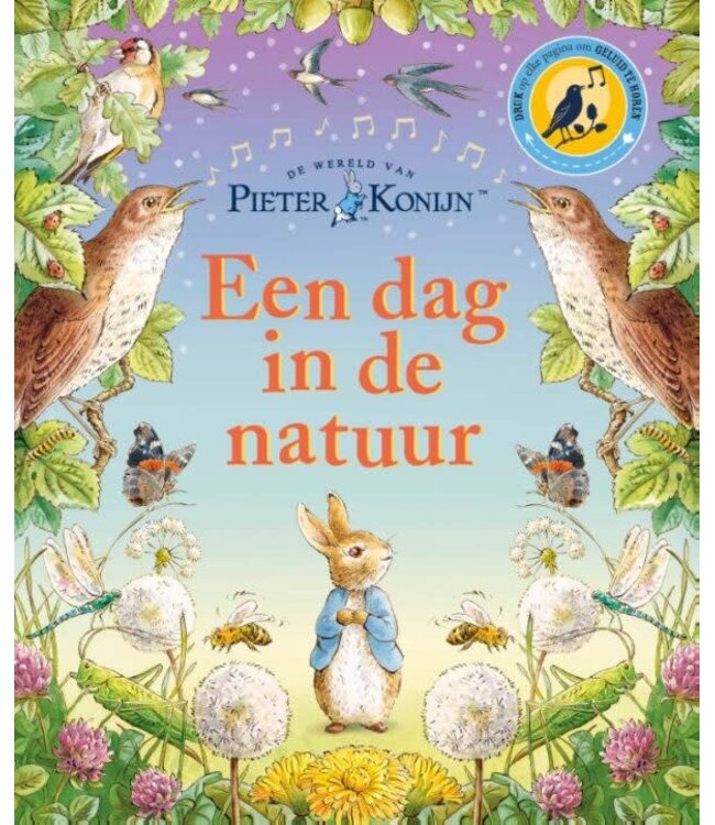 Ploegsma | Geluidenboek | Pieter Konijn | Een dag in de natuur | 3+