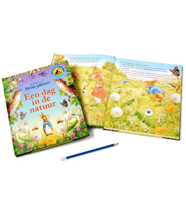 Ploegsma | Geluidenboek | Pieter Konijn | Een dag in de natuur | 3+
