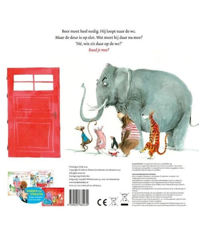 Leopold | Geluidenboek | Hé, wie zit er op de wc? | 1+