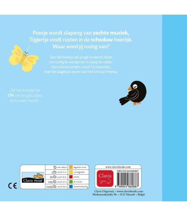 Clavis | Geluidenboekje | Slaapdeuntjes | 1+