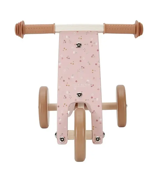 Little Dutch | Houten Loopfiets | Driewieler | Roze | 1+