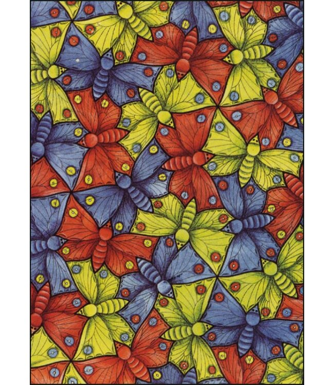Bekking & Blitz | M.C. Escher | Regular Division of the Plane | Butterfly | No 70
