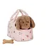 Little Dutch | Hond Jackie met Bot | in Stoffen Tas van 22 cm | 0+