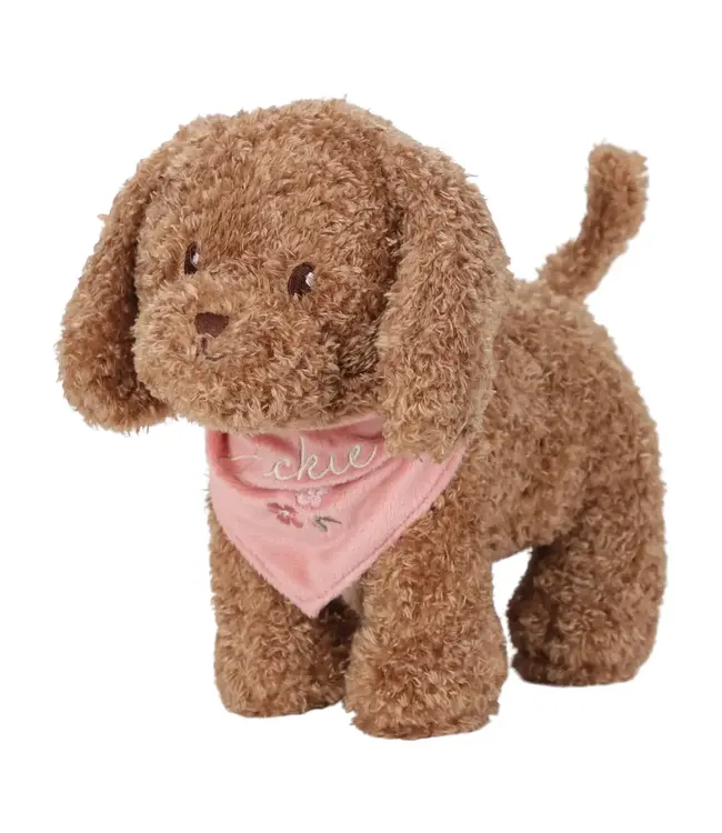 Little Dutch | Hond Jackie met Bot | in Stoffen Tas van 22 cm | 0+