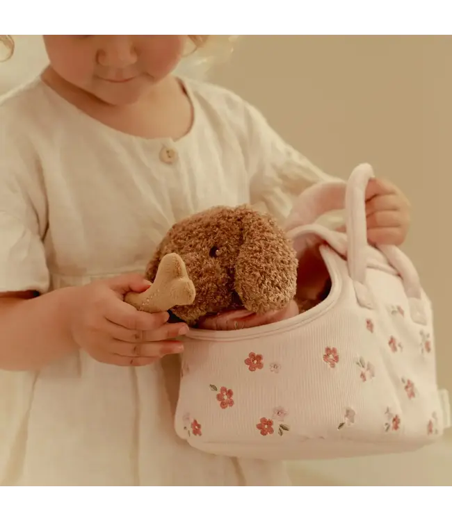 Little Dutch | Hond Jackie met Bot | in Stoffen Tas van 22 cm | 0+