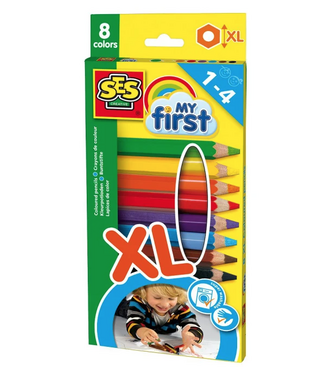 Ses Ses | My first | Kleurpotloden | 8 delig | 1+