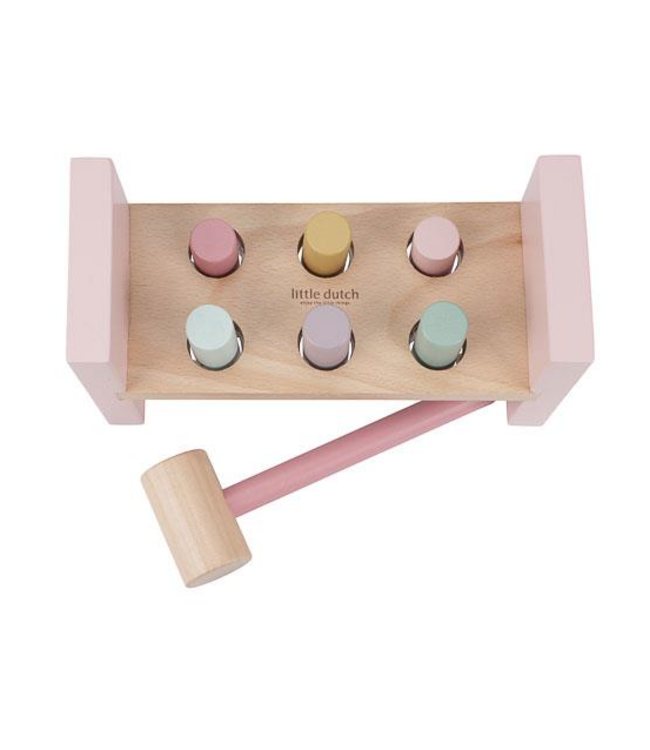 Little Dutch | Houten Hamerbank | Fairy Garden | 22 cm | 1+