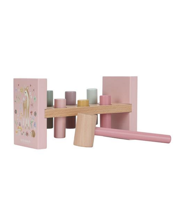 Little Dutch | Houten Hamerbank | Fairy Garden | 22 cm | 1+