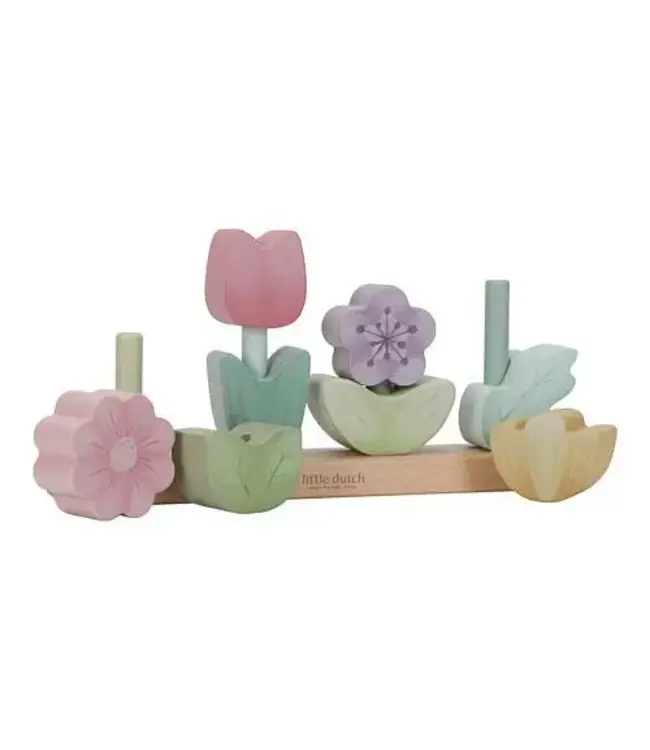Little Dutch | Houten Stapel Puzzel | Fairy Garden | 24,6 cm | 1+