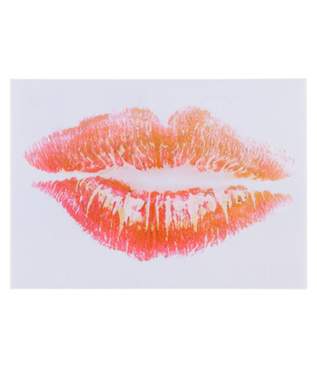 Lenticulaire Kaart Bewegend | Zoenlippen