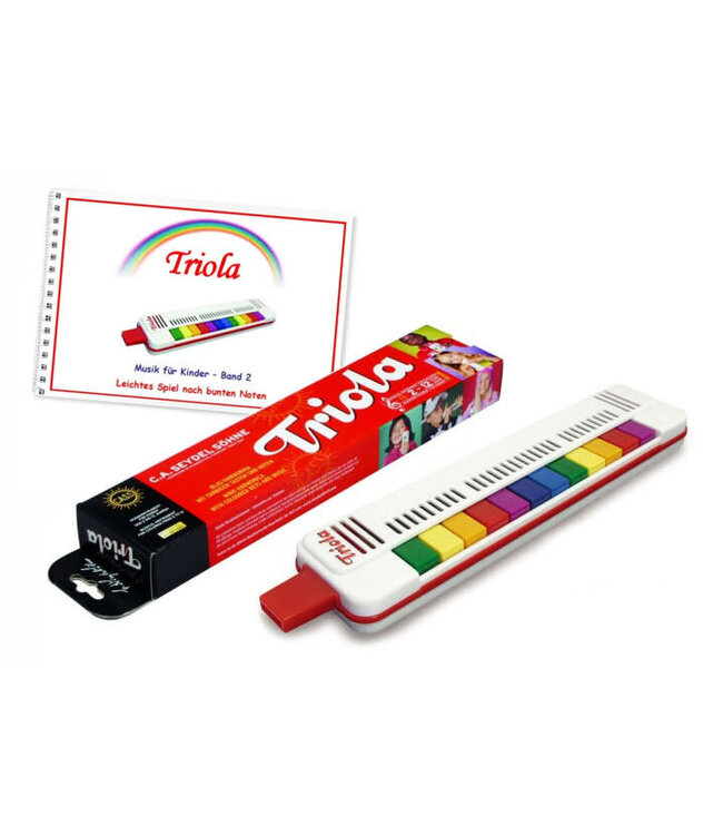 Seydel Sohne |  Triola Blaaspiano | 12 Toetsen | incl. boekje met 4 liedjes | 3-12 jaar