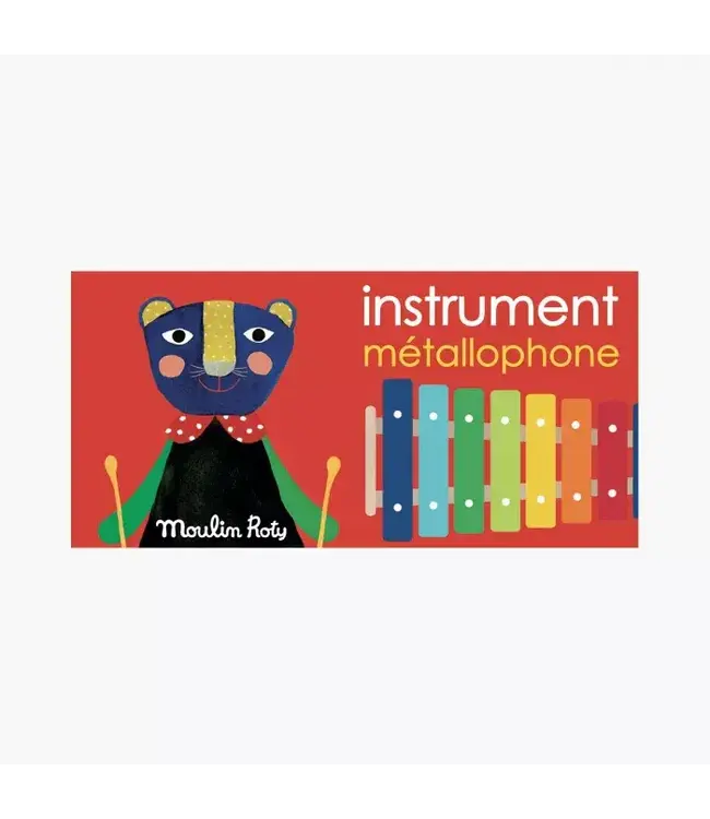 Moulin Roty | Les Popipop | Metallofoon  | 8 tonen | 19 cm | 2+